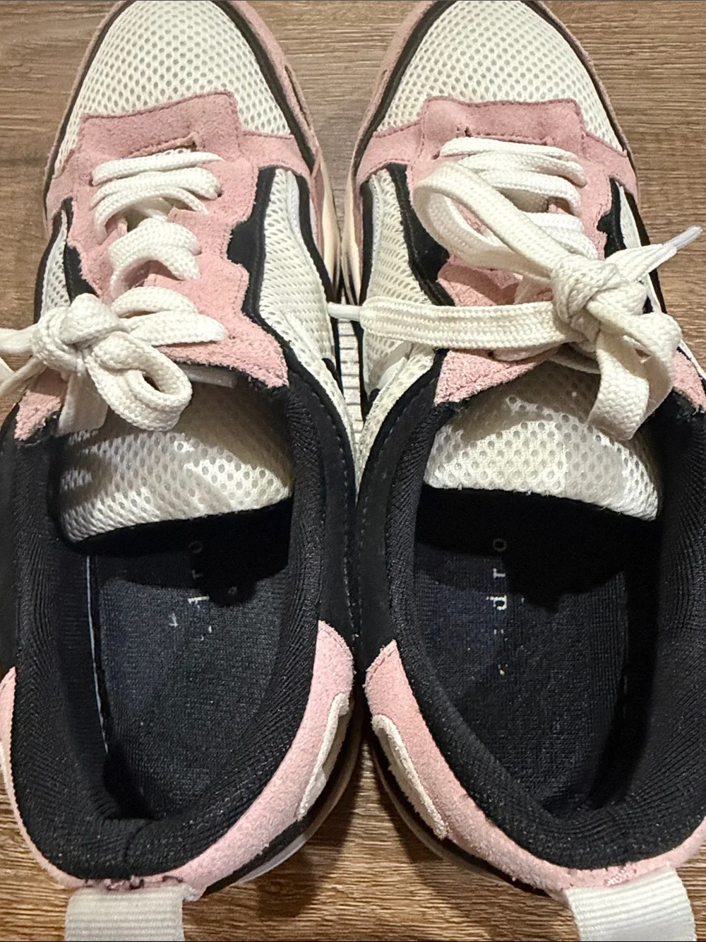 Sandro Flame Sneakers Pink White Black Women’s US 7.5 - Picture 11 of 13